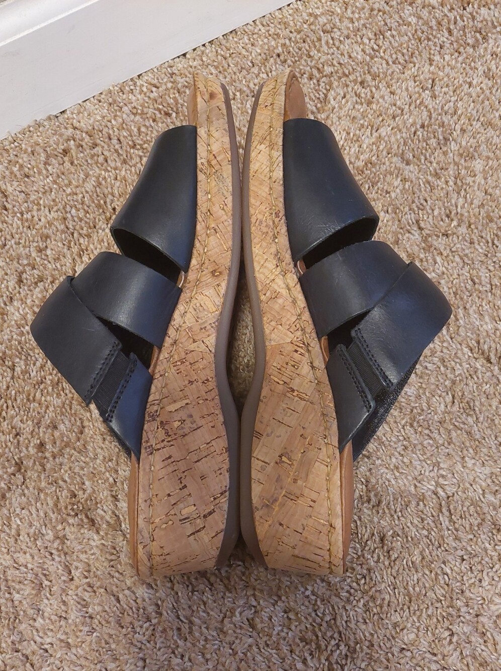 BORN Luna Cork Wedge Comfort Slide Sandal - Picture 5 of 13